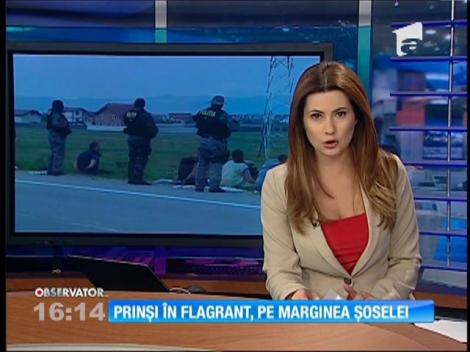 Traficanţi de ţigări din Gorj, prinşi în flagrant pe centură Severin