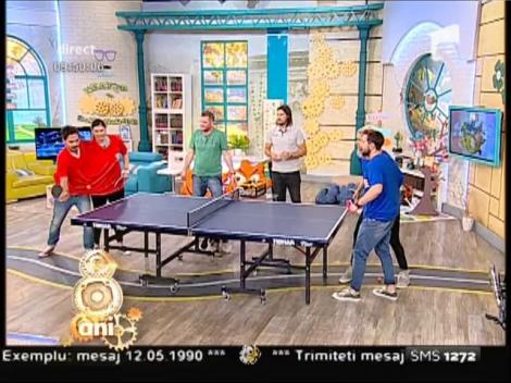 Mayssa Pessoa şi Oana Manea au dat mingea de handbal pe paleta de ping-pong! Demonstrație la dublu cu Răzvaninho și Daninho!