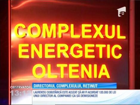 Directorul general interimar al complexului energetic Oltenia a fost reținut
