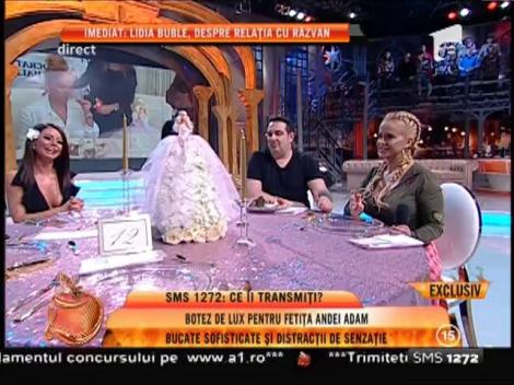 Botezul fiicei Andei Adam, în avans la Un show păcătos!