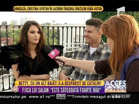 Betty Salam, surprinsă cu alt băiat! S-a despărţit oare artista de iubitul ei, Cătălin?