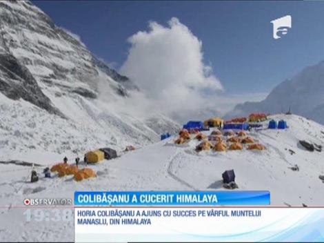 Alpinistul Horia Colibăşanu a ajuns cu succes pe vârful Muntelui Manaslu, din Himalaya