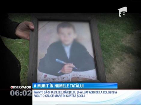 Un copil s-a sinucis pentru că nu a putut suporta durerea provocată de moartea tatălui său