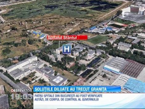 Scandalul trece, dezinfectanţi diluaţi din spitale rămân