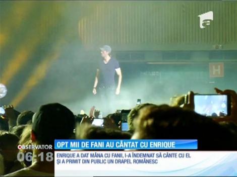 Enrique Iglesias a făcut un spectacol fierbinte în faţa a peste opt mii de români
