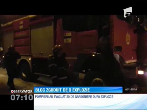 O explozie puternică a zguduit un bloc din Turda