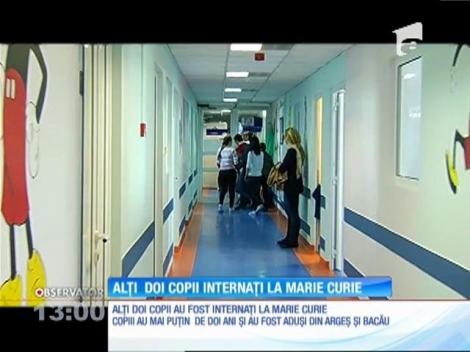 Doi copii cu sindrom hemolitoc uremic, aduşi la Spitalul Marie Curie din Bucureşti