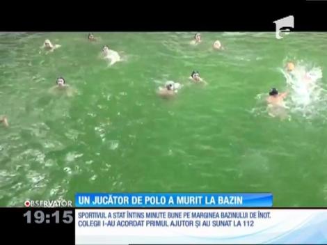 Un jucător de polo a murit după ce a făcut stop cardiac în apă