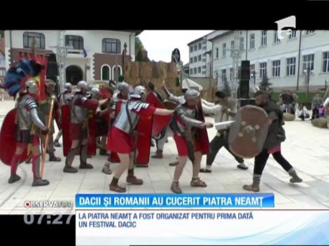 Dacii și romanii şi-au măsurat forţele pe străzile din Piatra Neamţ