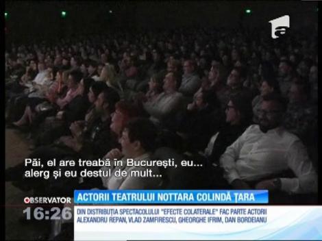 Actorii Teatrului Nottara, spectacole în toată țara