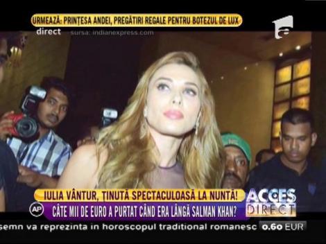 Iulia Vântur, ținută de mii de euro la nuntă!