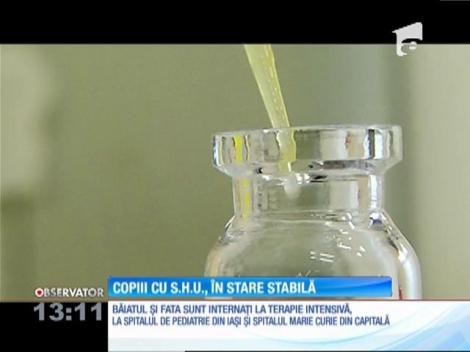 Copiii din Bacău şi Argeş, diagnosticaţi cu sindrom hemolitic uremic, sunt în stare stabilă