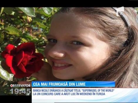 La 11 ani, o adolescentă din Sibiu a fost desemnată cea mai frumoasă din lume