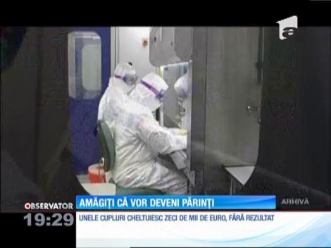 Pentru bani, unele clinici de fertilizare in vitro amăgesc cuplurile că vor deveni părinți