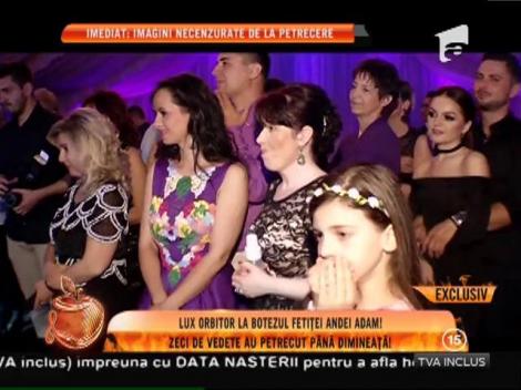 Lux orbitor la petrecerea de botez a fetiţei Andei Adam! Zeci de vedete s-au distrat până dimineaţă!