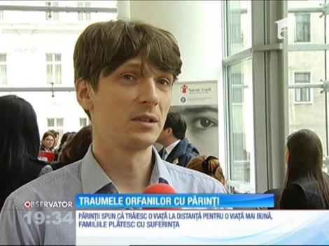 Traumele orfanilor cu familie. Părinții lor lucrează în străinătate şi îşi cresc copiii de la distanţă