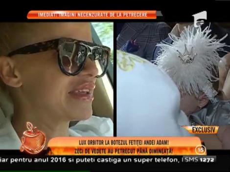 Botezul fiicei Andei Adam. Startul pregătirilor, la salonul de înfrumusețare