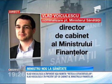 Vlad Voiculescu, noul ministru al Sănătăţii