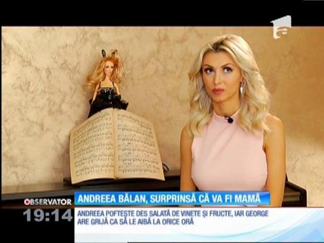 Andreea Bălan, surprinsă că va fi mamă