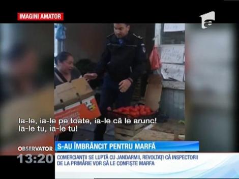 Scandal de proporţii, într-o piaţă din Constanţa