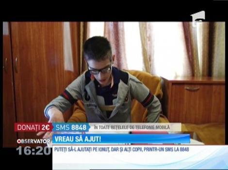 Vreau să ajut! Ionuț suferă de tetrapareză spastică