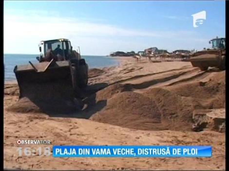 Plaja din staţiunea Vama Veche, refăcută