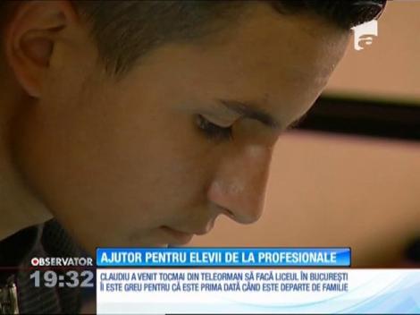 Ajutor pentru elevii din liceele profesionale