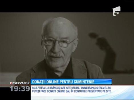 Donații online pentru "Cumințenia pământului", scuptura lui Brâncuși