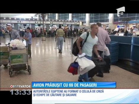 Un avion egiptean cu 66 de persoane la bord s-a prăbuşit în Marea Mediterană în timpul unei curse între Paris şi Cairo