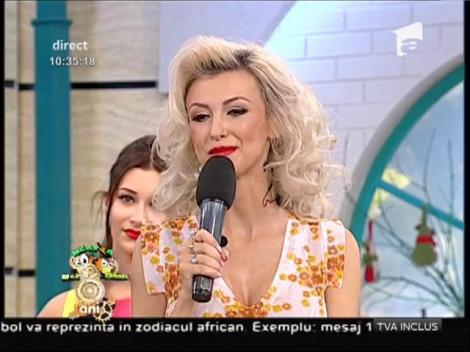 Andreea Bălan, o graviduţă fericită: "M-am îngrăşat două kilograme"