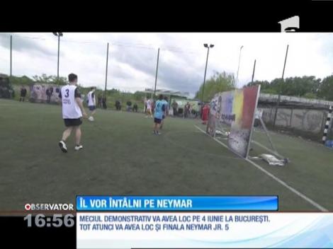 Cei mai buni cinci tineri la fotbal au şansa să-l întâlnească pe Neymar