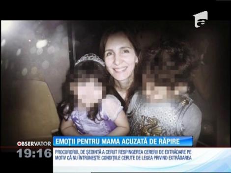 Emoții pentru Anamaria Nedelcu, mama acuzată de răpire