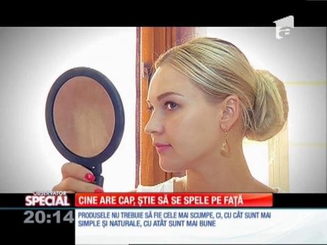 Special! Spălatul feței trebuie să se realizeze o singură dață în zi, cu un produs dedicat tipului de ten