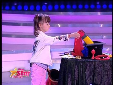 Mihai Morar, împreună cu fetițele sale, Mara și Cezara, au făcut un spectacol de magie pe scena de la Next Star!