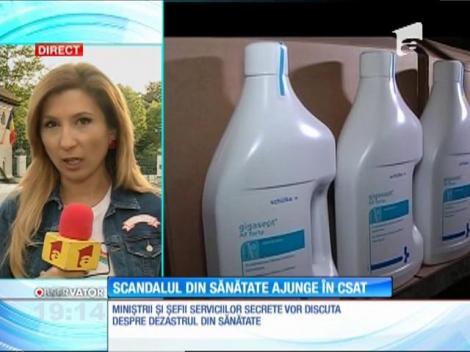 Scandalul din sănătate ajunge în Consiliul Suprem de Apărare a Ţării