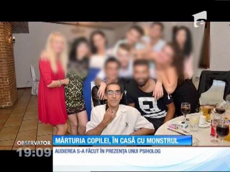 Fetița de opt ani abuzată de tatăl ei a fost audiată de procurori