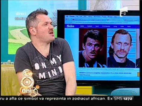 Smiley News: Cătălin Oprişan are mustaţă de James Bond