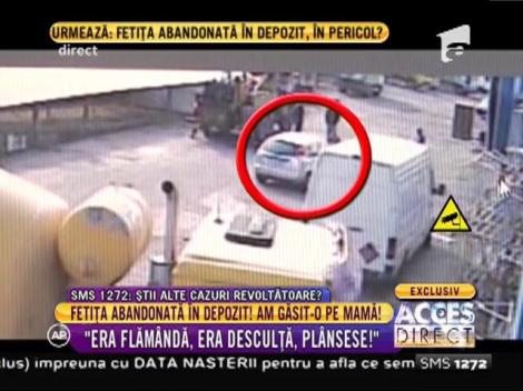Mama care şi-a abandonat fetiţa într-un depozit din Bacău, are probleme psihice