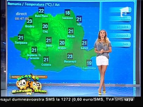 Flavia are cele mai bune vești din ultima perioadă! Vremea va continua să se încălzească