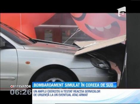 Bombardament simulat în Coreea de Sud