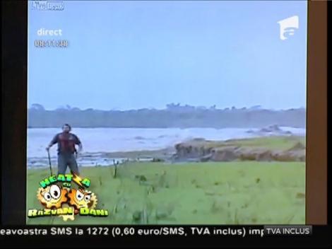 Smiley News: Om vs. natură. Un expert în supraviețuire o rupe la fugă