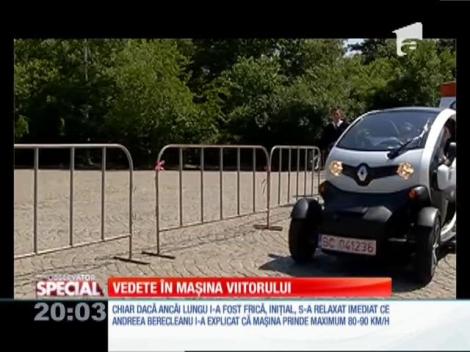 SPECIAL! Andreea Berecleanu şi Anca Lungu, prin Capitală cu maşinuţa electrică