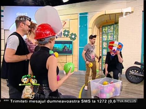 Întrecere inedită! Fly Project și Misha, panouri de coș de baschet!