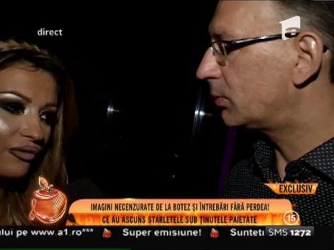 Imagini necenzurate de la botezul Izabelei Ioana Ştefania, fiica Sânzianei Buruiană