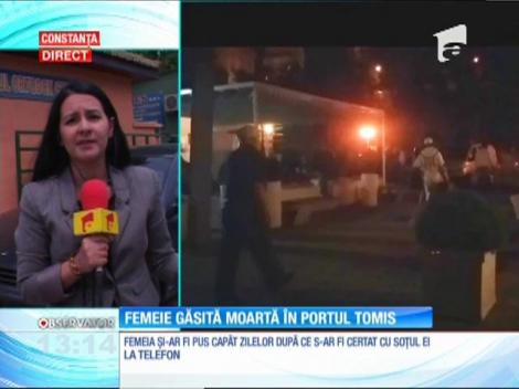 Femeie găsită moartă în Portul Tomis