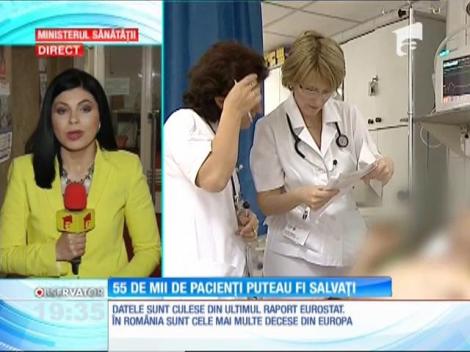 Raport Eurostat: Jumătate dintre românii care au murit în spitale puteau fi salvaţi!