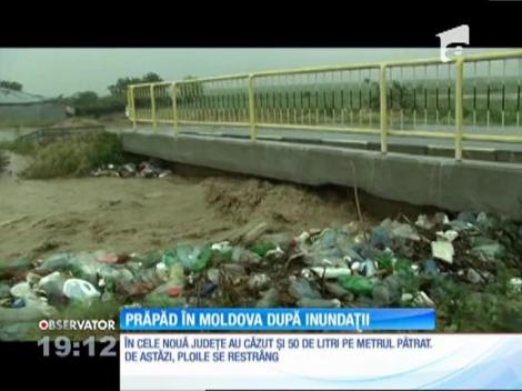 Vrancea a fost sub cod roşu de inundaţii. A plouat într-o zi cât într-o lună