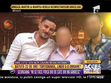 Iubitul Georgianei, tânăra chinuită timp de 22 de ore, e liber!