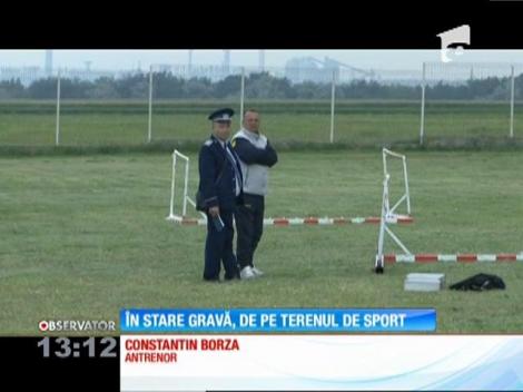 Un copil de 10 ani, în stare gravă la spital după ce o poartă de fotbal s-a prăbușit peste el