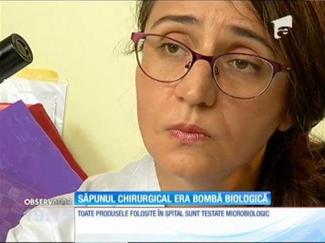 Sute de medici şi mii de pacienţi ai spitalului de urgenţă Elias au fost puşi în pericol de săpunul dezinfectant